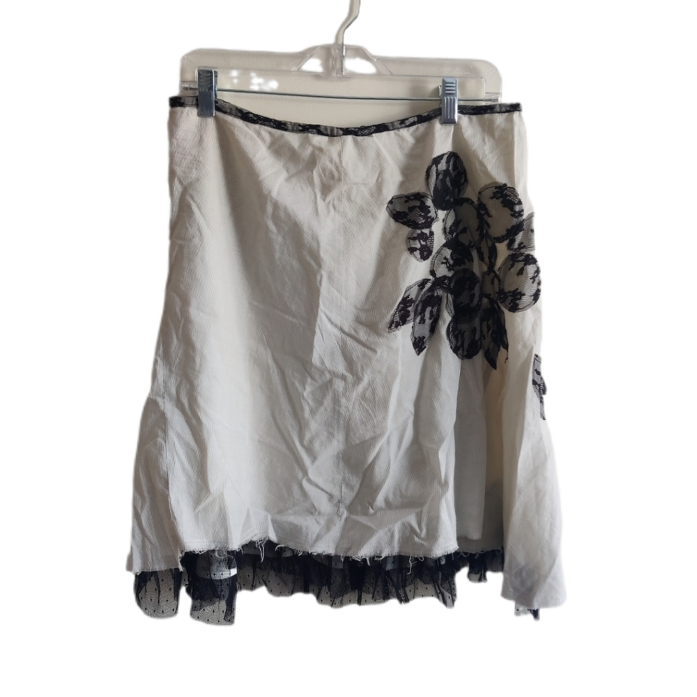 Free People Vintage Lined Lace Skirt